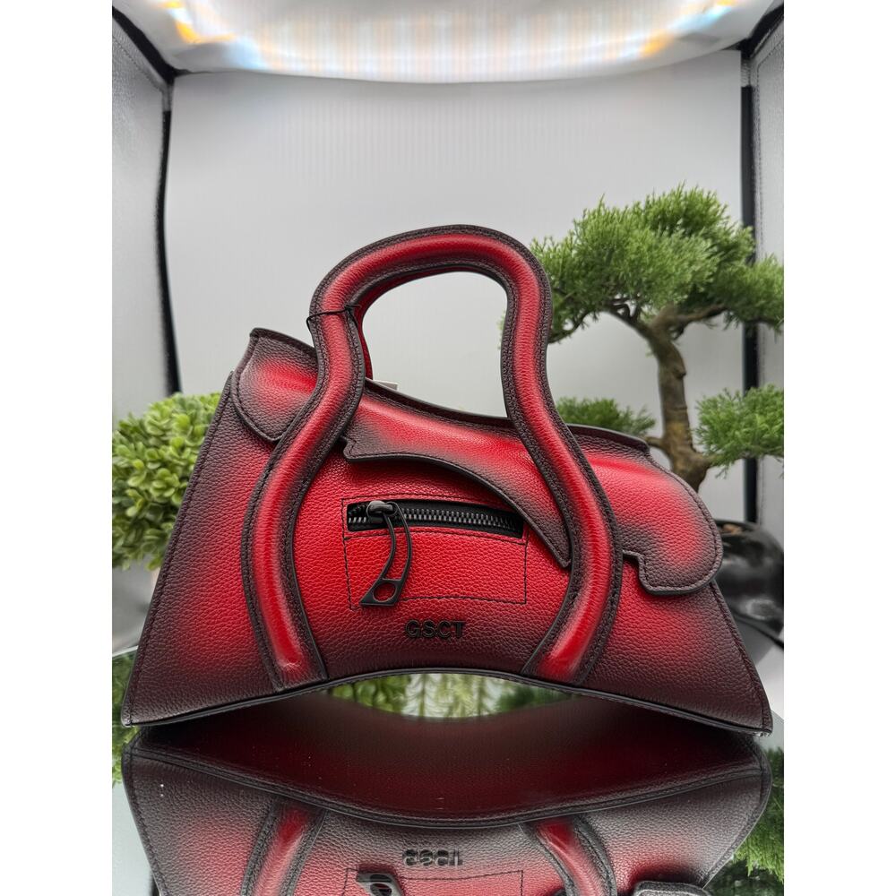 MSCHF Global Supply Chain Telephone GSCT handbag Fade to Red & Detachable Strap